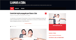 Desktop Screenshot of llamar-cuba.com